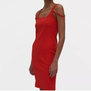 Helmut Lang Fine Rib Dress